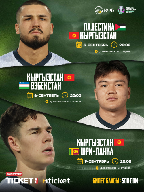 Палестина – Кыргызская Республика: Отборочные игры Кубка Азии U23 2026