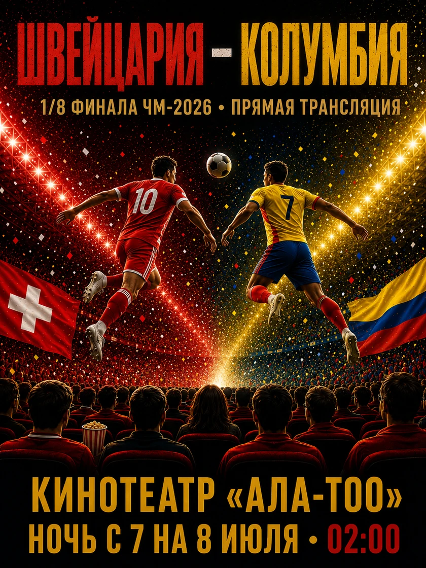 Чемпионат мира по футболу 2026. 1/8 финала: Швейцария – Колумбия