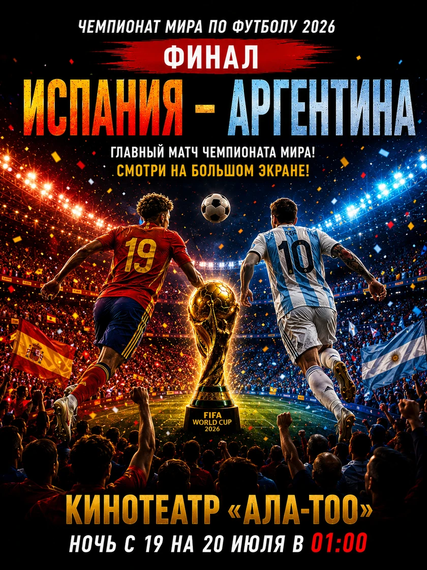 Чемпионат мира по футболу 2026. Финал: Испания – Аргентина